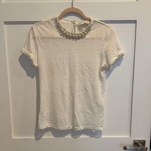 Zimmerman Crush White Embellished T-Shirt